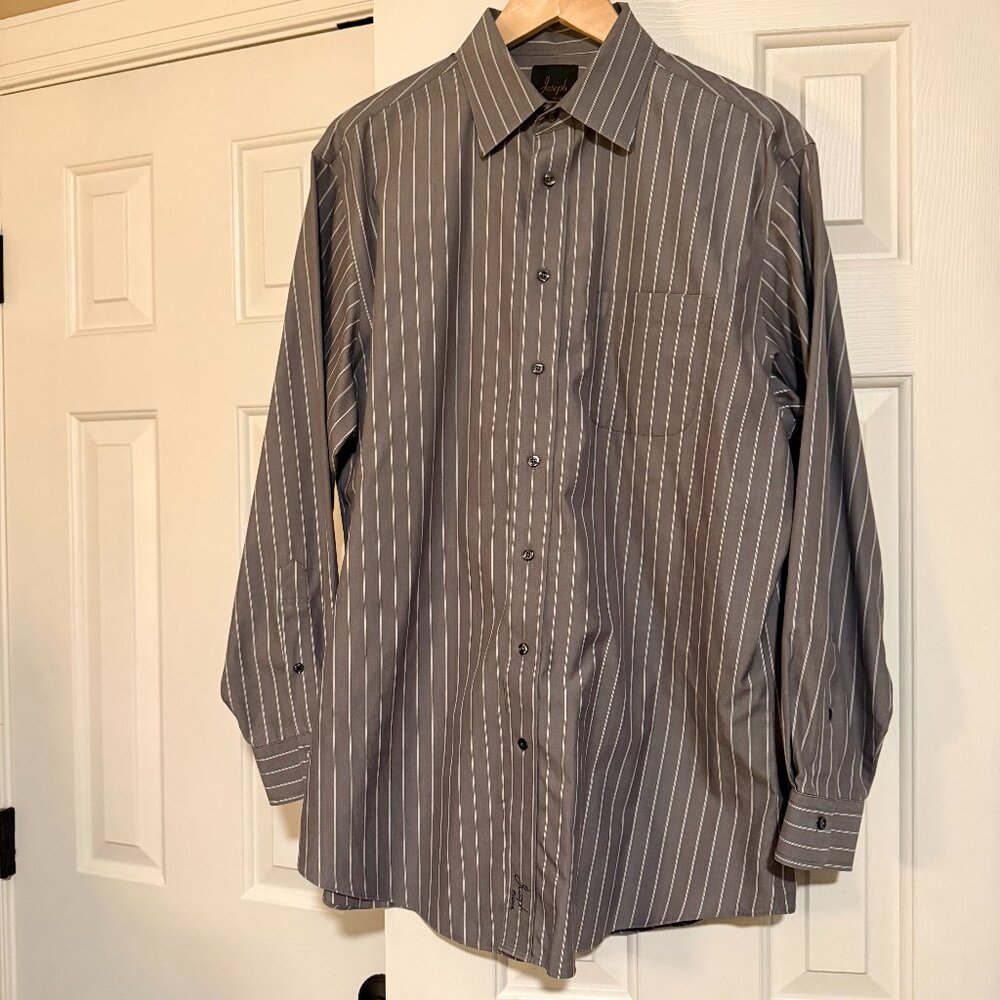 JOSEPH A BANKS MENS DRESS SHIRTS, SET OF 4, SIZE 16.5 X 34, 100% NO-IRON COTTON - Picture 10 of 16